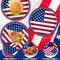 50pcs 4th of July 9" Heavy-Duty Paper Plates – Stars & Stripes Party Dinnerware Set (50 Pack)